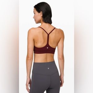 Lululemon Flow Y Bra *Nulu (Garnet) Size 14